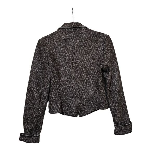 SOLD!! PERUVIAN CONNECTION Biella Cropped Wool Blend Jacket Blazer - Size Small - Picture 3 of 10